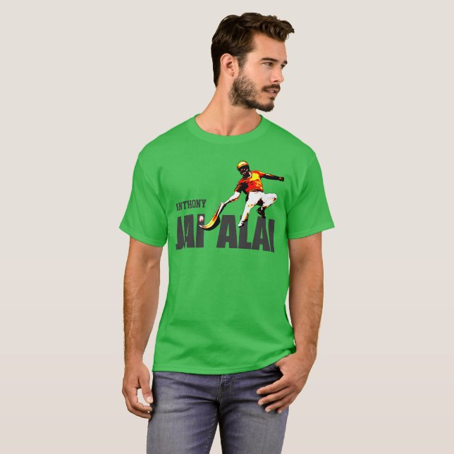 Camiseta Costume, esporte Basque Jai Alai/logotipo de Cesta (Frente Completa)