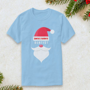 Camiseta Costume favorito do dentista do papai noel