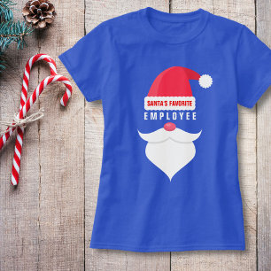 Camiseta Costume favorito do empregado do papai noel