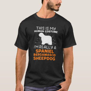 Camiseta Costume Humano Eu sou realmente um espanhol Bergam