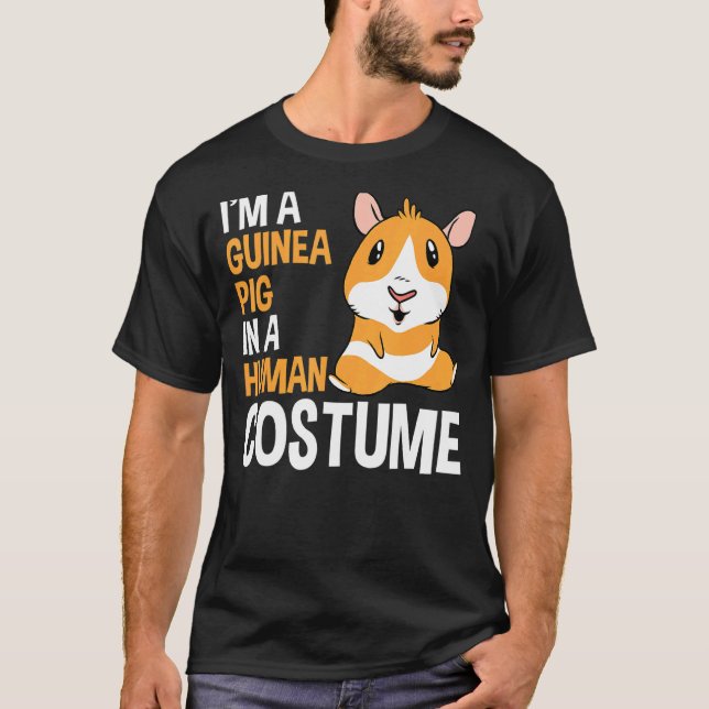 Camiseta Costume Humano Guiné Pig (Frente)