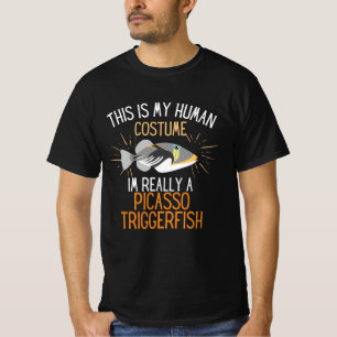 Camiseta Costume Humano Sou Realmente Um Picasso Triggerfis