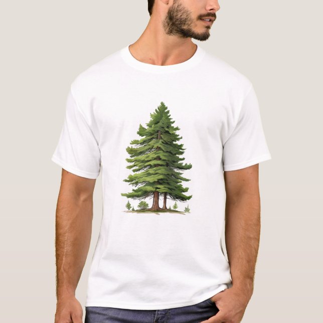 Camiseta Costume para Pinaceae Pine (Frente)