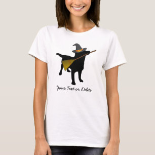 Camiseta Costume preto engraçado do chapéu da bruxa do Dia