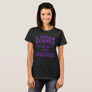 Camiseta Costume Vestir Roxo Para Meu Pai Leiomiosarcoma