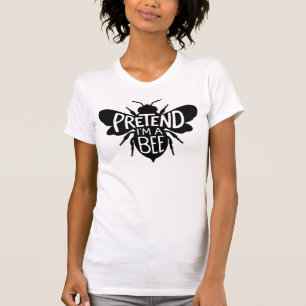 Camiseta Costumes Adultos de Halloween Fingem que sou uma a