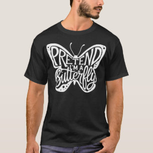 Camiseta Costumes Adultos de Halloween Fingem que sou uma b
