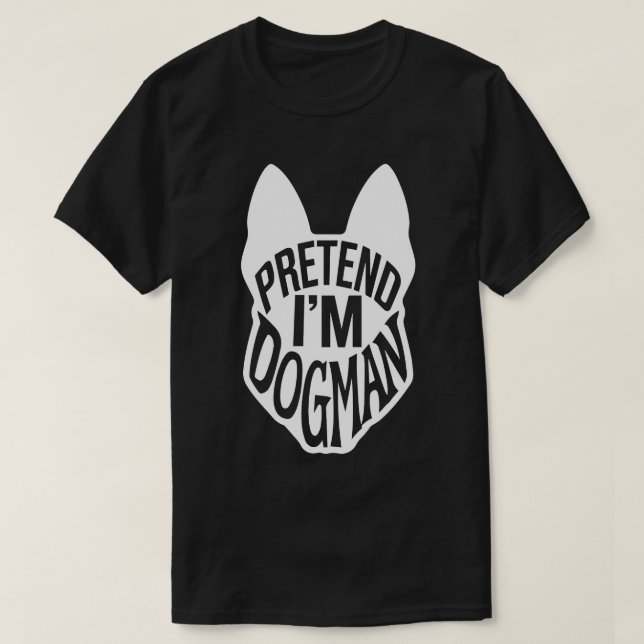 Camiseta Costumes de Halloween Adultos Fingem que sou Dogma (Frente do Design)