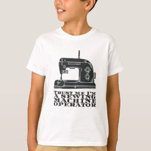 Camiseta Costura - Confie em Mim, Sou Operadora de Máquina