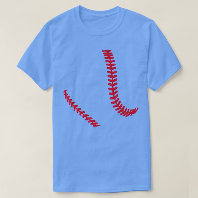 Camiseta costura de baseball (Frente do Design)
