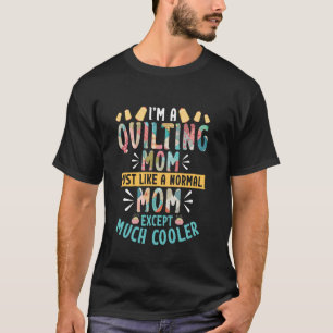 Camiseta Costura De Patchwork Quilter Eu Sou Uma Mãe De Pat