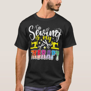 Camiseta Costura Quilting Minha Terapia Costureira Quilter