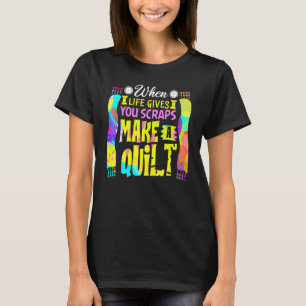 Camiseta Costurar Quando A Vida Lhe Dar Escadas Faça Uma Qu