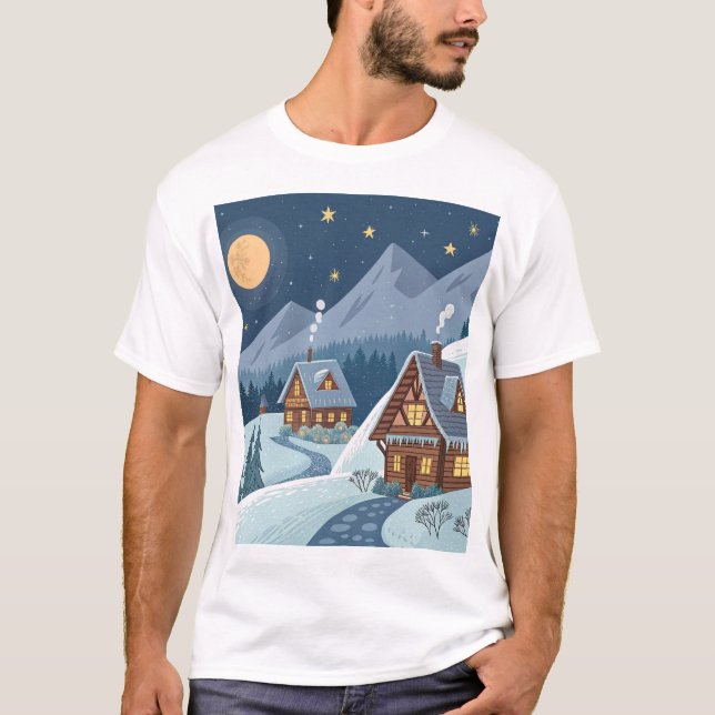 Camiseta Cosy Alpine Towns (Frente)