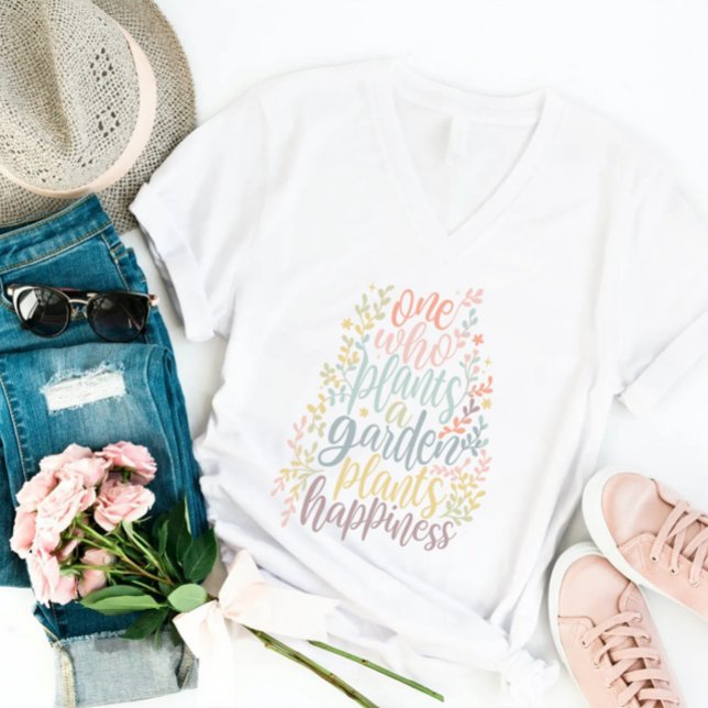 Camiseta Cota bonito do Boho Botânico Gardener (Criador carregado)