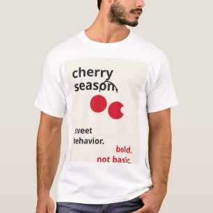 Camiseta Cota da Temporada de Cereja Moderna - Vermelho Ous