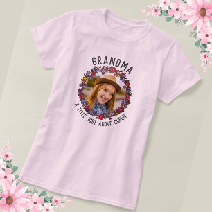 Camiseta Cota da Vovó Fotográfica Floral 1 Retro