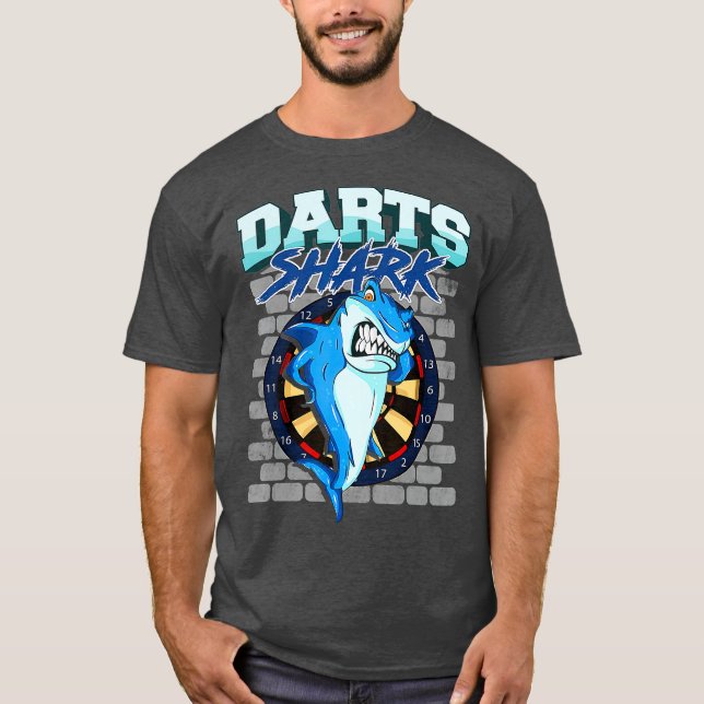 Camiseta Cota Dartboard Darts do Jogador do Dart Team (Frente)