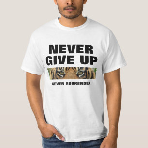 Camiseta Cota de Alcançar Nunca Desistir Nunca Renunciar