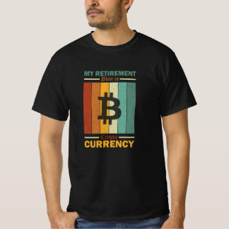 Camiseta Cota de Aposentação de Moeda Cripto Funny
