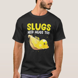Camiseta Cota de Banana Slug para Caracóis e Caracóis de Ba