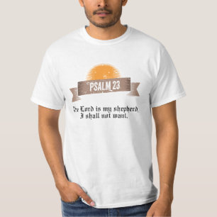 Camiseta Cota de Bíblia do Salm 23