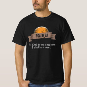 Camiseta Cota de Bíblia do Salm 23