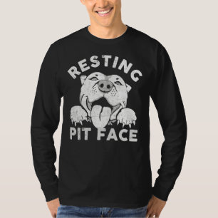 Camiseta Cota De Cachorro De Pit Engraçado Engraçado Para P