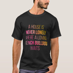 Camiseta Cota De Cachorro Francês Em Watercolor