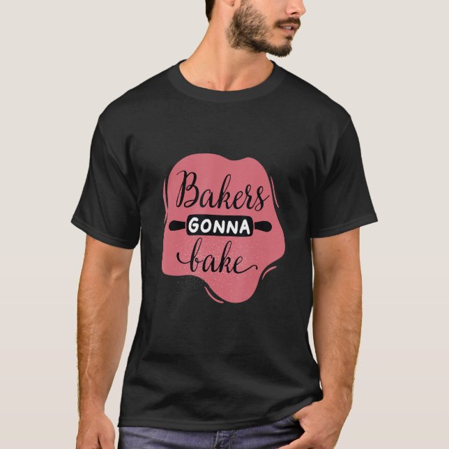 Camiseta Cota de Cozinhar de Baking para Assar (Frente)