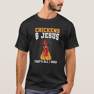 Camiseta Cota de Criação de Frango de Quintal para um Criad