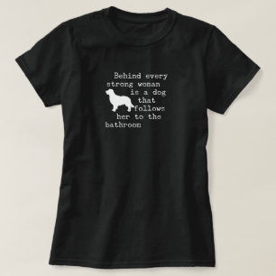 Camiseta Cota de Humor do Cão - Retriever de Ouro