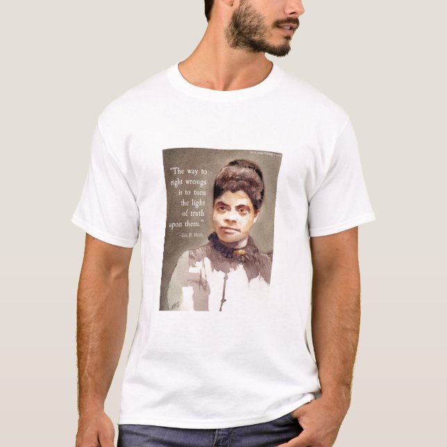 Camiseta Cota de Ida B Wells e "Verdade" (Frente)