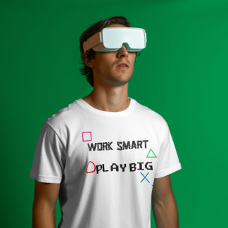 Camiseta Cota de Jogos do Work Smart play grande