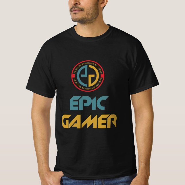 Camiseta Cota De Jogos Epic Gamer Funny Para Pc E Console (Frente)
