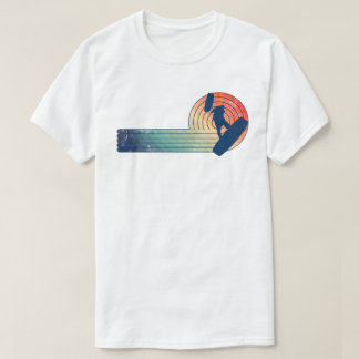 Camiseta Cota de Kitesurfing Cores de Vintage Olhem para o