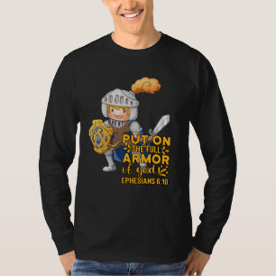 Camiseta Cota de Malha Bíblica de Deus Efésios 611 Páscoa C