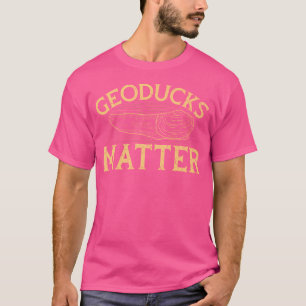 Camiseta Cota De Matéria Geoducks Para Um Caçador Geoduck