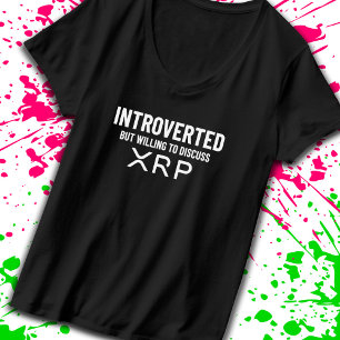 Camiseta Cota de Memória de Criptomoeda XRP Introduzida Fun