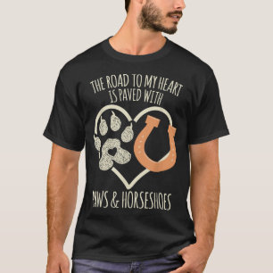 Camiseta Cota de Memória do Cavalo e do Cão