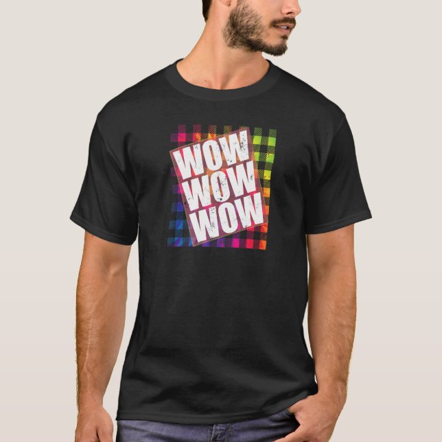 Camiseta Cota de Memória TieDye WOW WOW WOW Dia Livre (Frente)