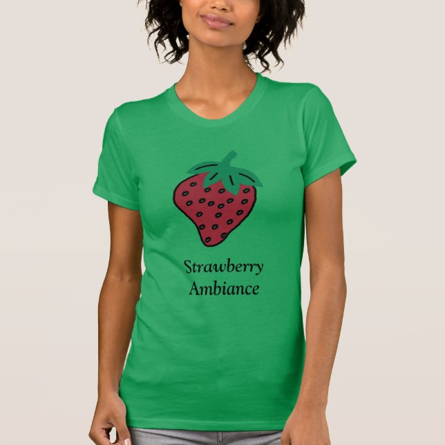 Camiseta Cota de Morango com Morango Vermelho (Frente)
