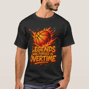 Camiseta Cota de Motivação de Basquete - Legendas Formatada