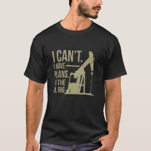 Camiseta Cota De Oilfield & Oil Rig Para Um Trabalhador De