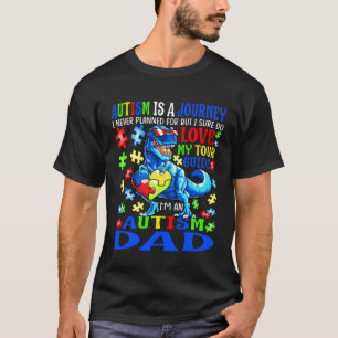 Camiseta Cota de Pai Jornada Citação Conscientização do Aut