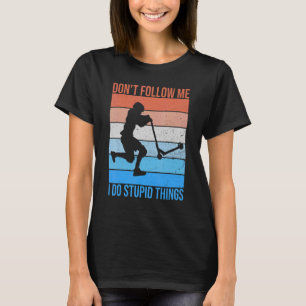 Camiseta Cota De Patinete De Stunt Para Um Avaliador De Pat