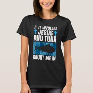 Camiseta Cota de Pesca de Atum para um Atum