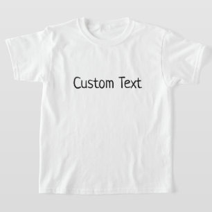 Camiseta Cota de Texto Personalizada Imprimindo seu
