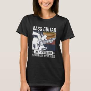 Camiseta Cota De Violão De Instrumento Para Um Baco