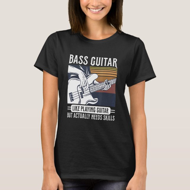 Camiseta Cota De Violão De Instrumento Para Um Baco (Frente)